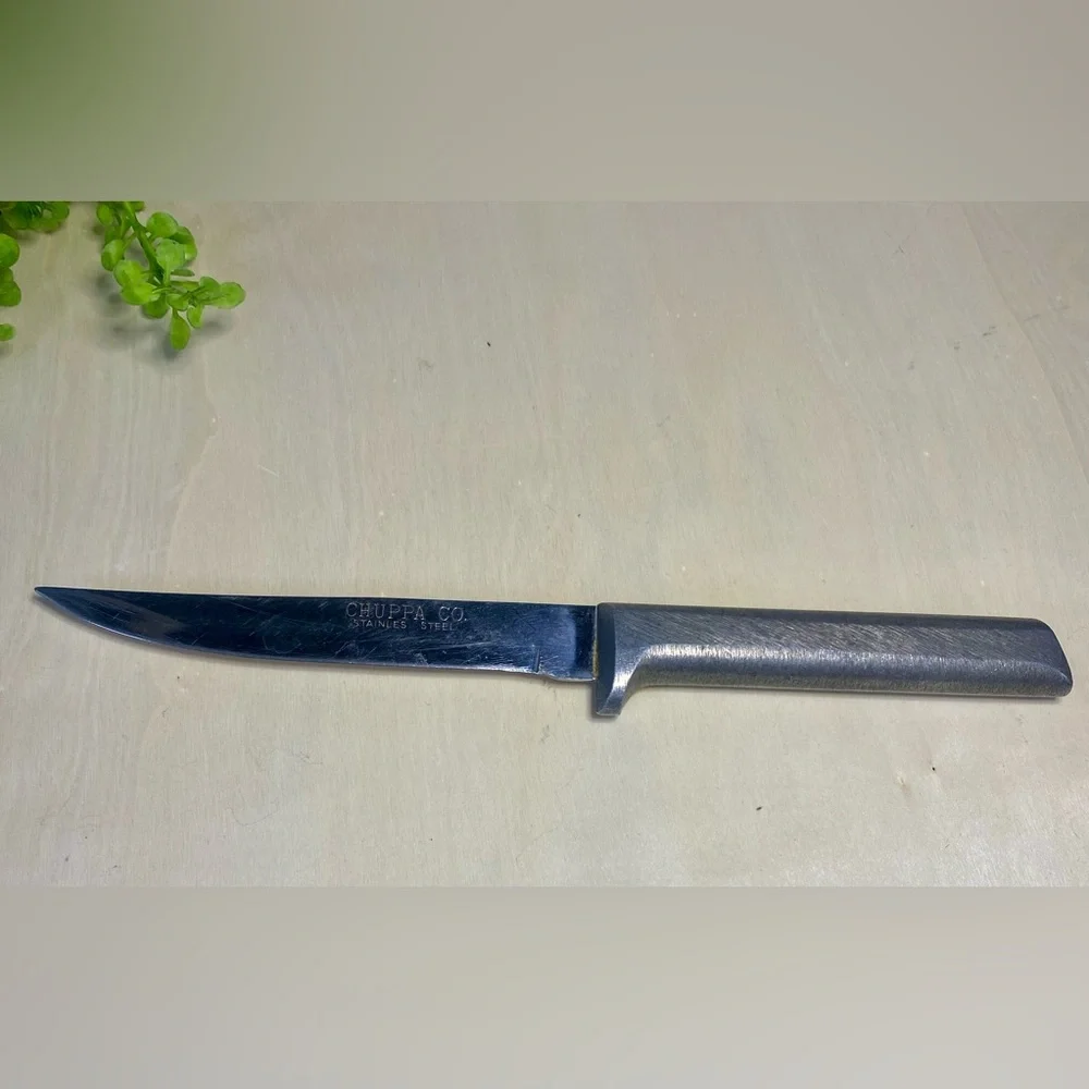Vintage Aluminum Chuppa Co. Stainless Steel Knife With 4.5”‎ Blade